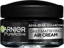 Garnier Pure Active AHA + BHA lehký denní zmatňující krém 3v1 s aktivním uhlím, 50 ml