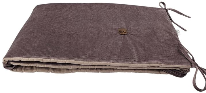 EKO Mantinel do postýlky bavlněný Velvet Dark Pink 180 cm