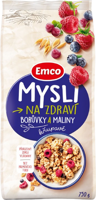 Emco Mysli borůvky a maliny 750 g