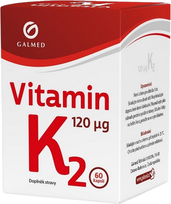 Galmed Vitamín K2 120mcg 60 kapslí
