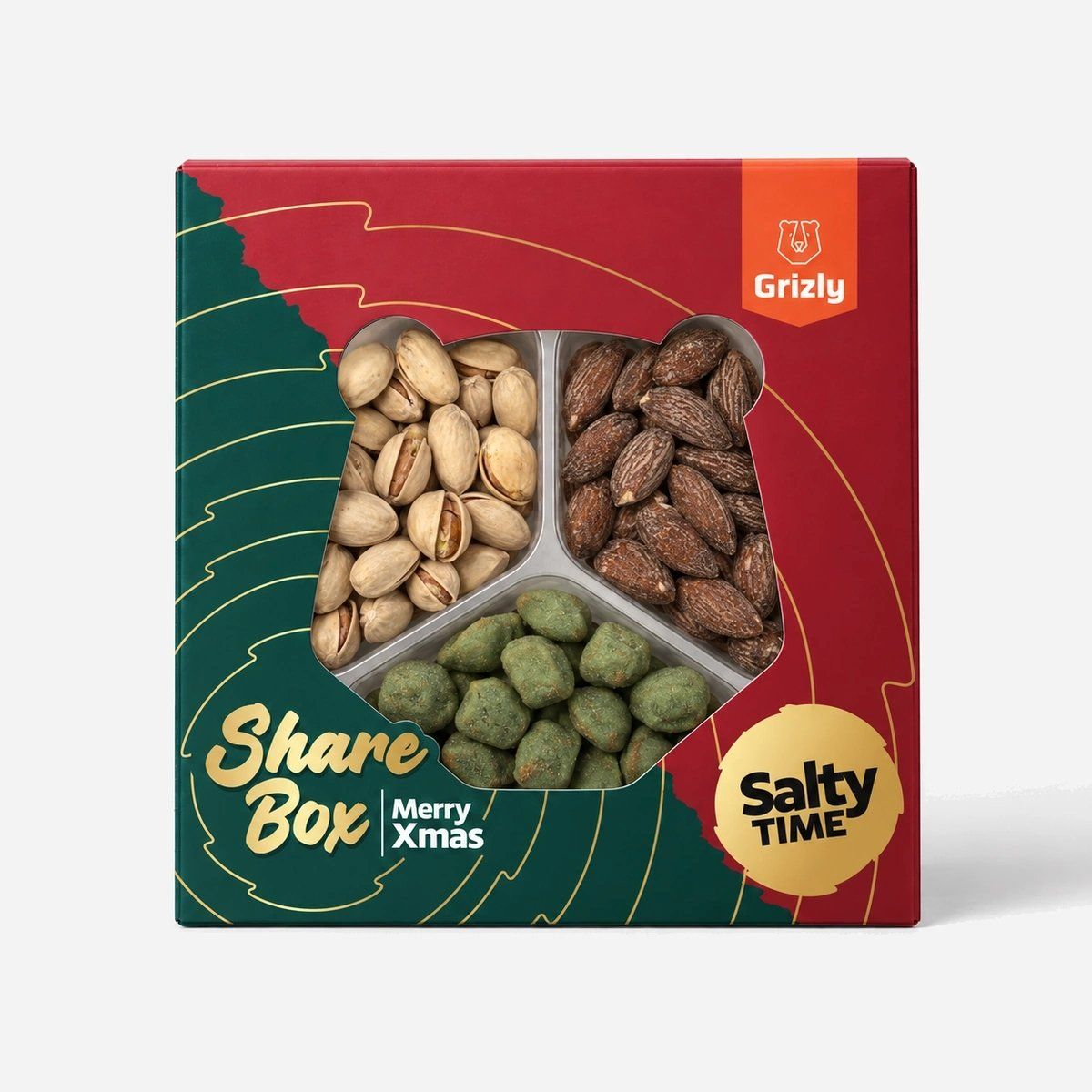 Grizly Merry Xmas Share Box Salty Time 200 g