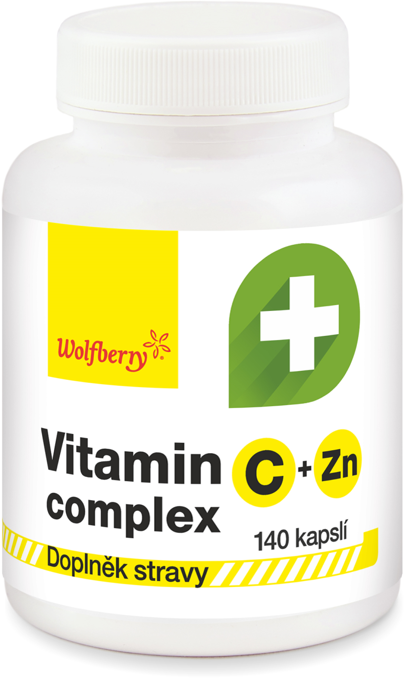 Wolfberry Vitamín C + zinek komplex kapsle 140 kapslí