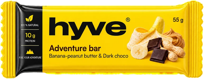 hyve Adventure bar - banán & arašídy 55 g