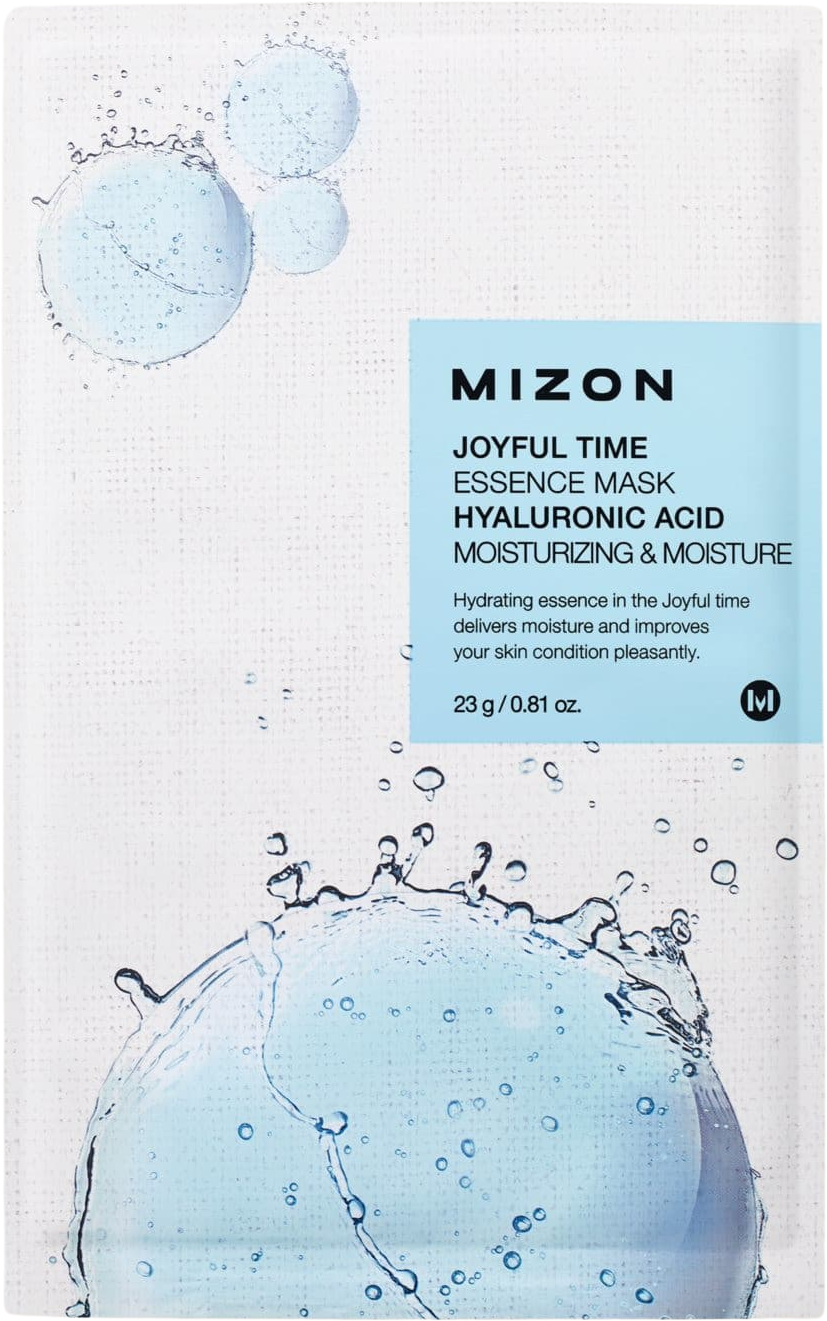 Mizon Joyful Time Essence Mask Hyaluronic Acid Plátýnková maska s hydratačním a zklidňujícím účinkem 23 g