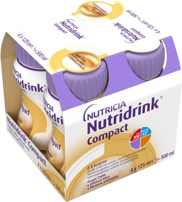 Nutridrink Compact s příchutí kávy 4 x 125 ml