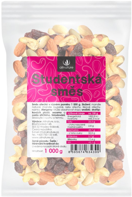 Allnature Studentská směs 1000 g