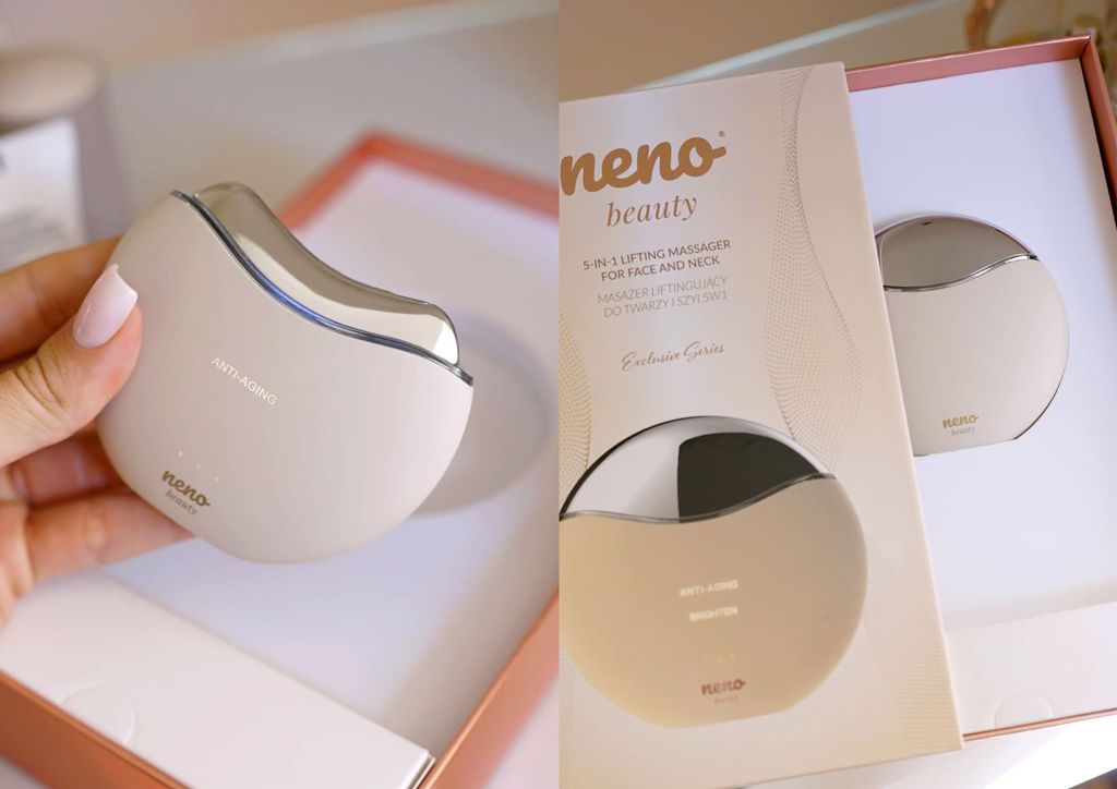 Neno Beauty Liftingový masážní přístroj 5 v 1 na obličej a krk Auri