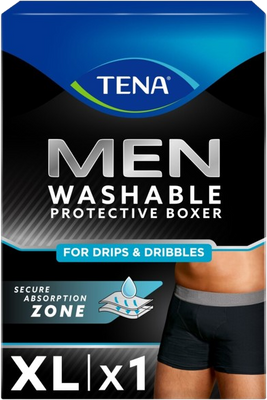Tena Men Protective Boxer Black XL
