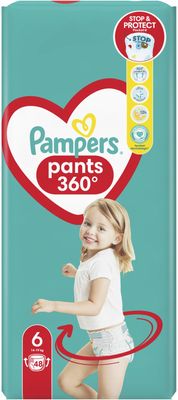 Pampers Active Baby Pants Kalhotkové plenky vel. 6, 14-19 kg, 48 ks