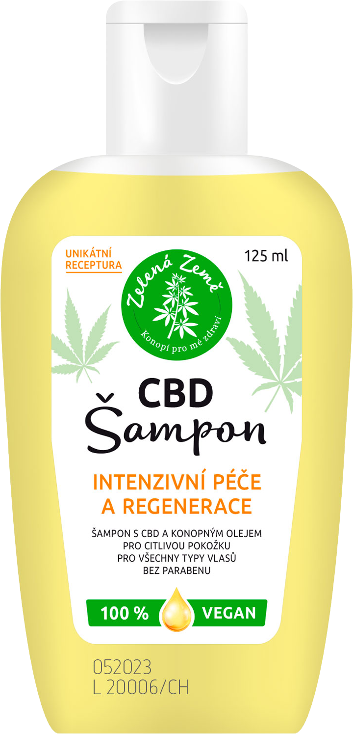 Zelená Země CBD šampon 125 ml
