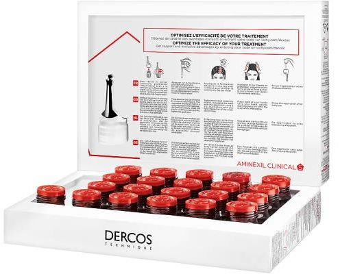 Vichy Dercos Aminexil clinical 5 multiúčelová kúra proti vypadávání vlasů pro ženy 21 x 6 ml