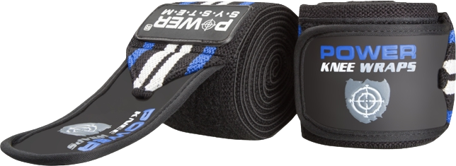 Power System Bandáže na kolena KNEE WRAPS BLUE 2 ks