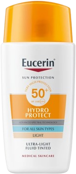 Eucerin Ultra lehký fluid na opalování na obličej Hydro Protect SPF50+ světlý 50 ml