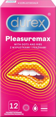 Durex PleasureMax Kondomy 12 ks