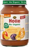 Holle bio dětská přesnídávka Jablko a švestka 190 g