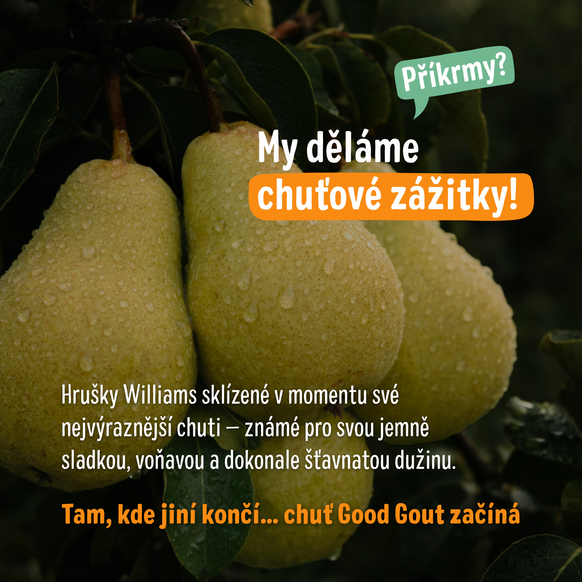 Good Goût BIO Hruška Williams 120 g