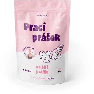 Úklid pro klid Prací prášek bílé prádlo 1.5 kg