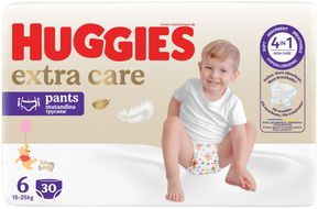 Huggies Extra care pants 6 30 ks