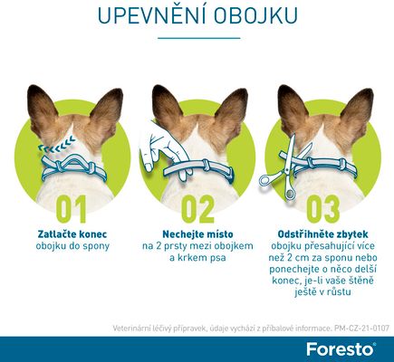 Foresto Obojek pro psy nad 8 kg 70 cm