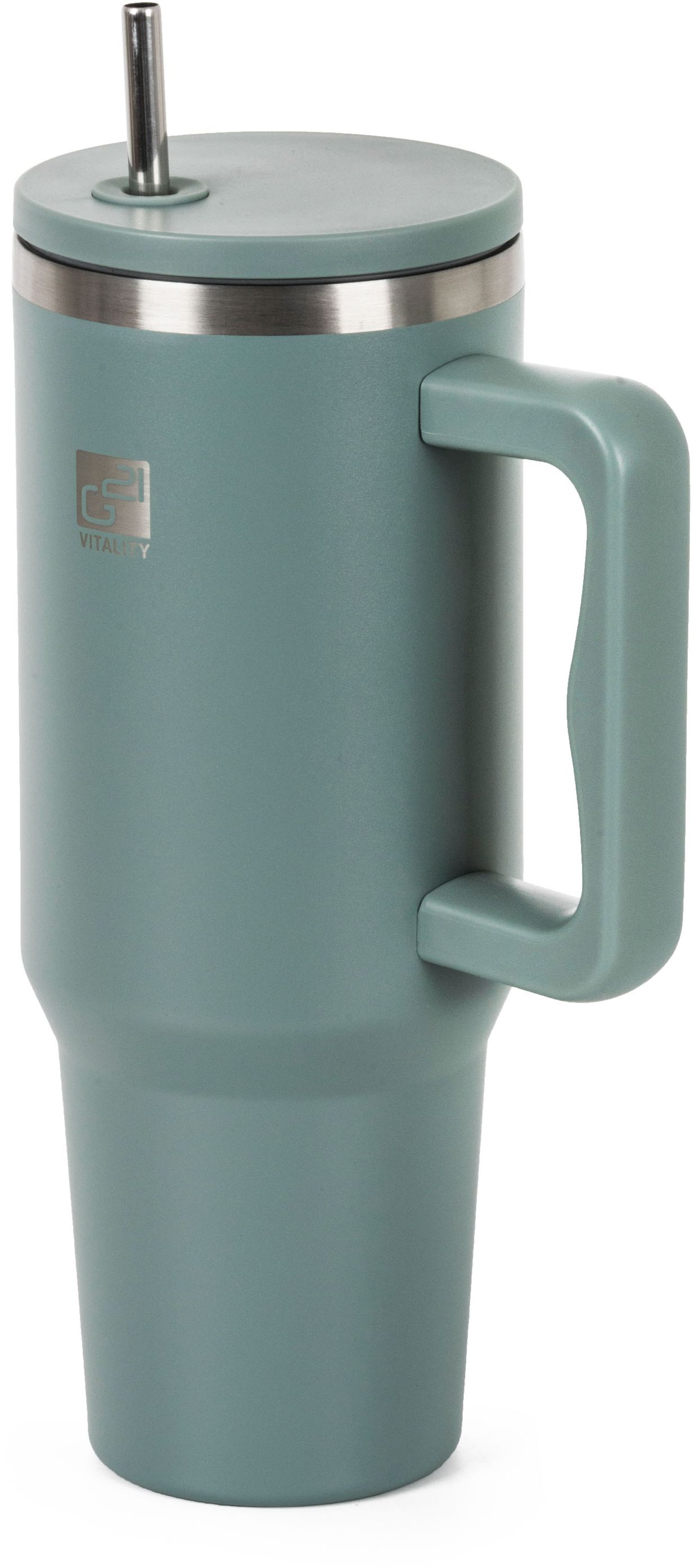 G21 Termohrnek FlowCup eukalyptově zelený 1200 ml