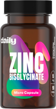 Daily Zinc Bisglycinate 90 kapslí