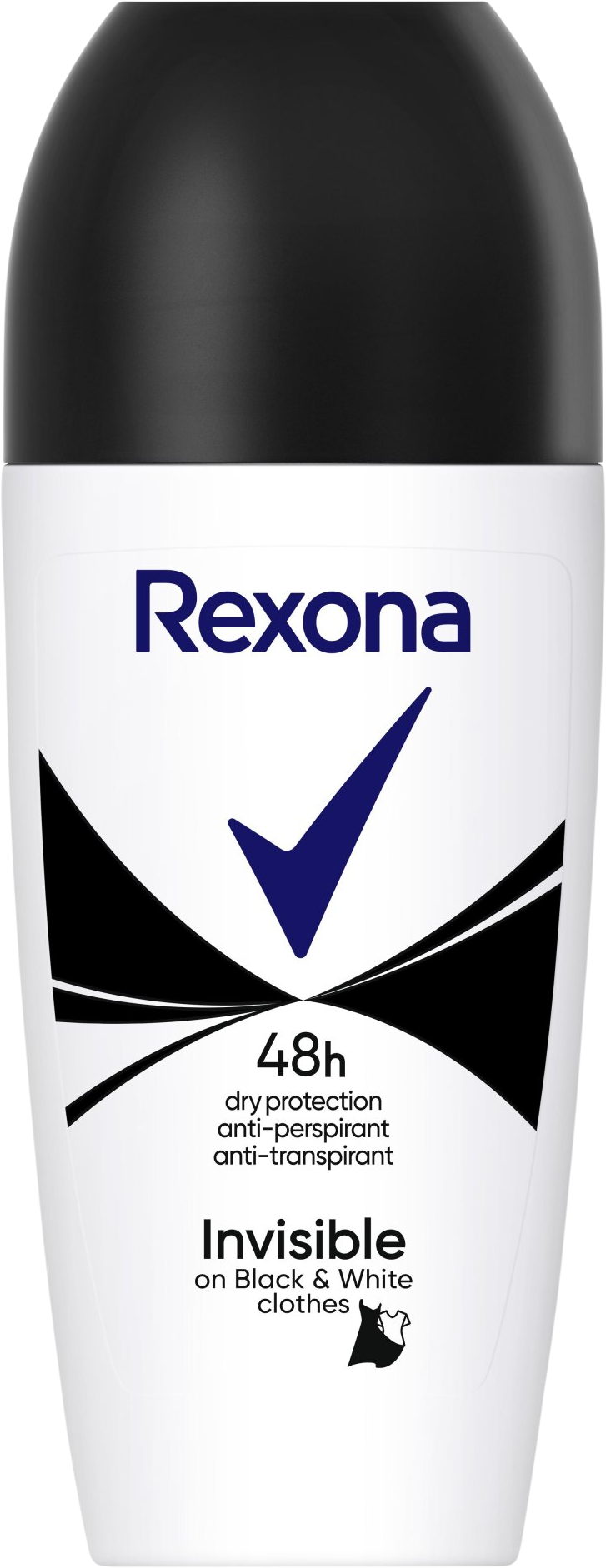 Rexona Invisible Black + White Roll-on 50 ml