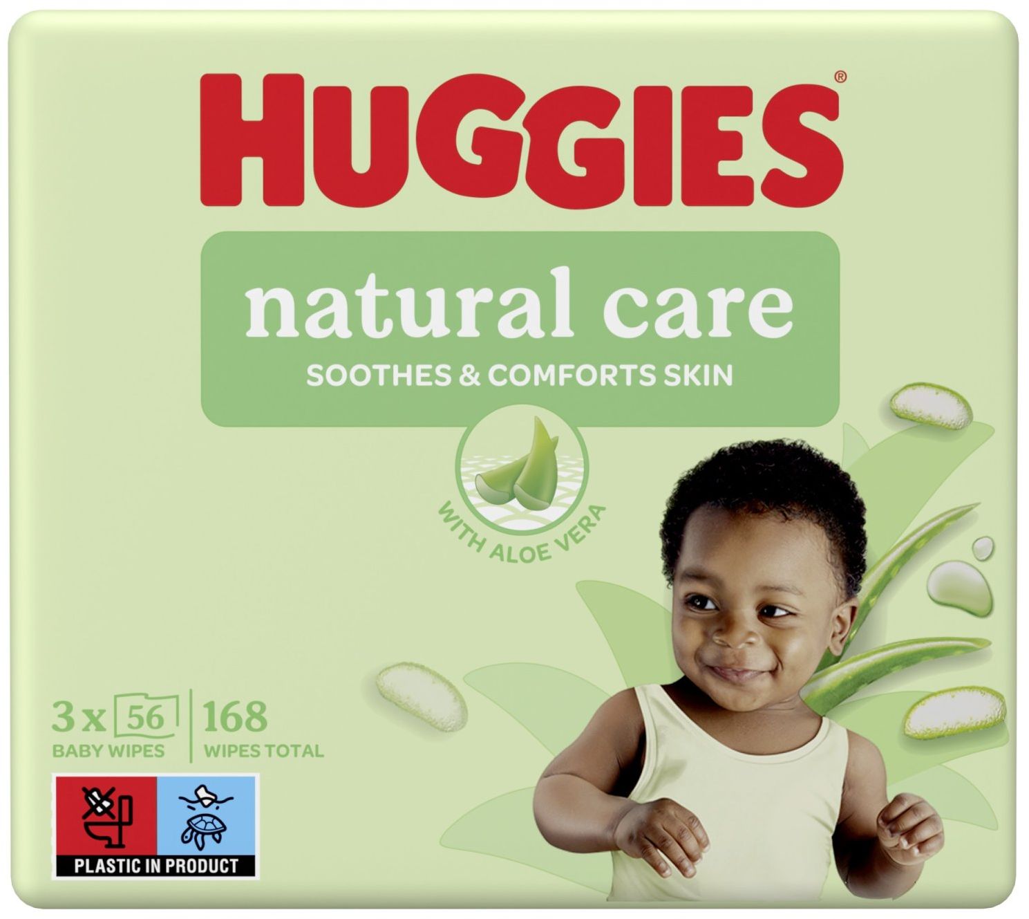 Huggies® Natural Care Triplo 3 x 56 ks