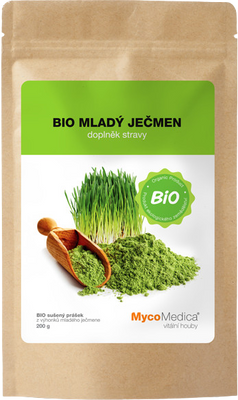MycoMedica Mladý ječmen BIO 200 g