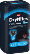 Huggies Plenkové kalhotky Dry Nites pro chlapce s váhou 27–57 kg 9 ks
