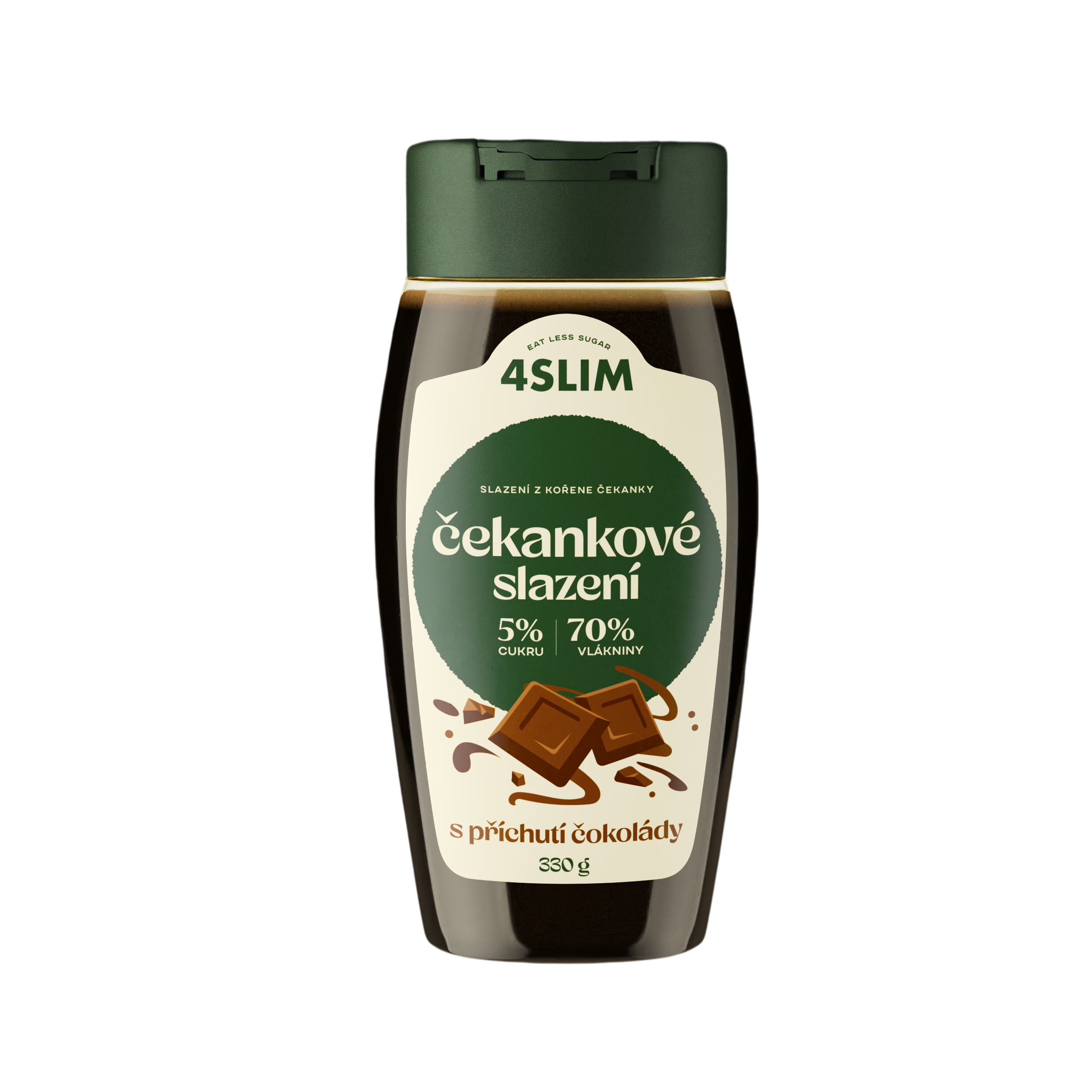 4Slim Čekankové slazení s příchutí čokolády 330 g
