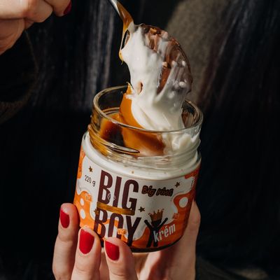 Big Boy Big King - Krém s lískovými ořechy s mlékem a karamelem 220 g