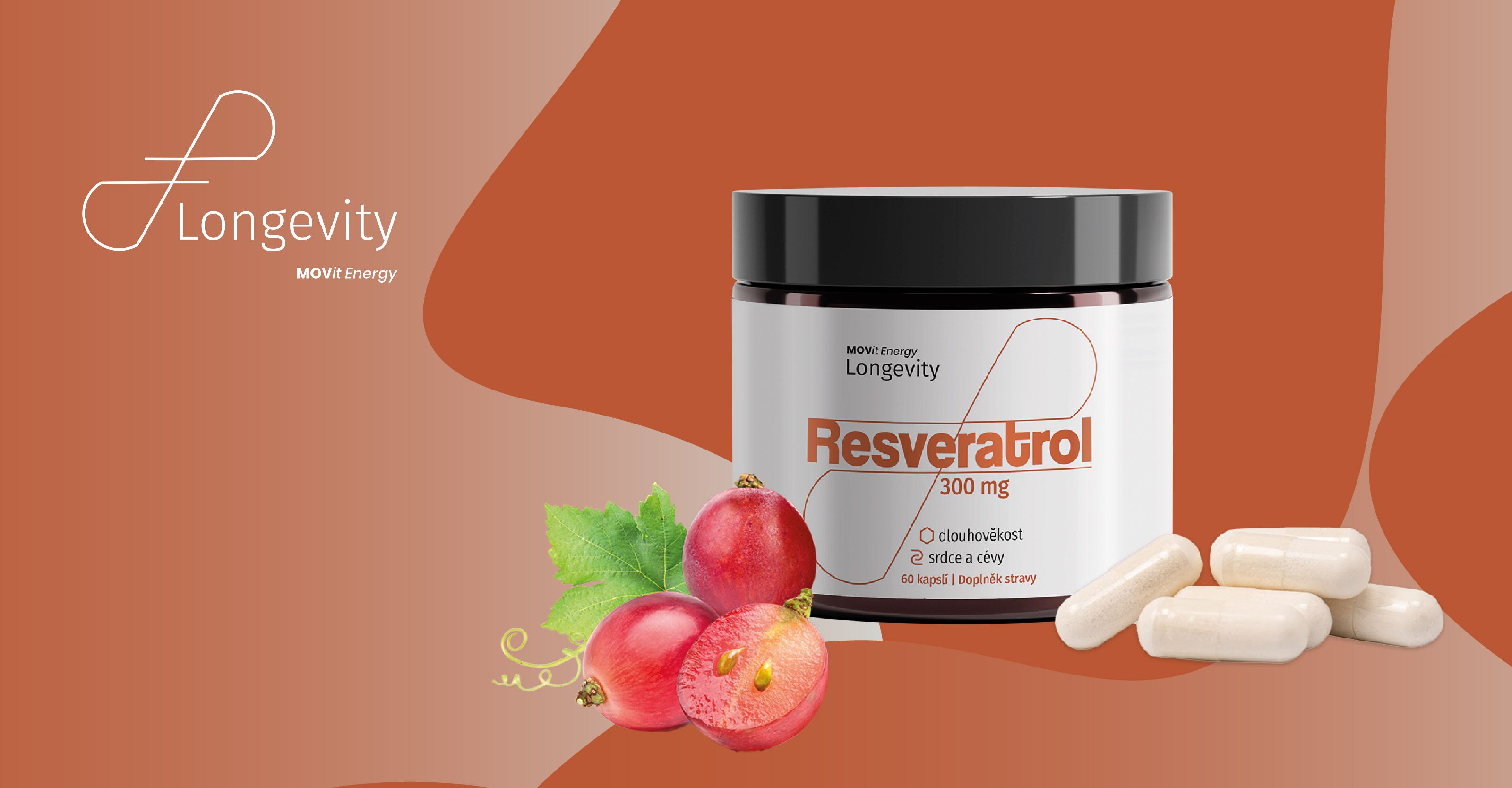 MOVIT LONGEVITY - Resveratrol 300 mg
