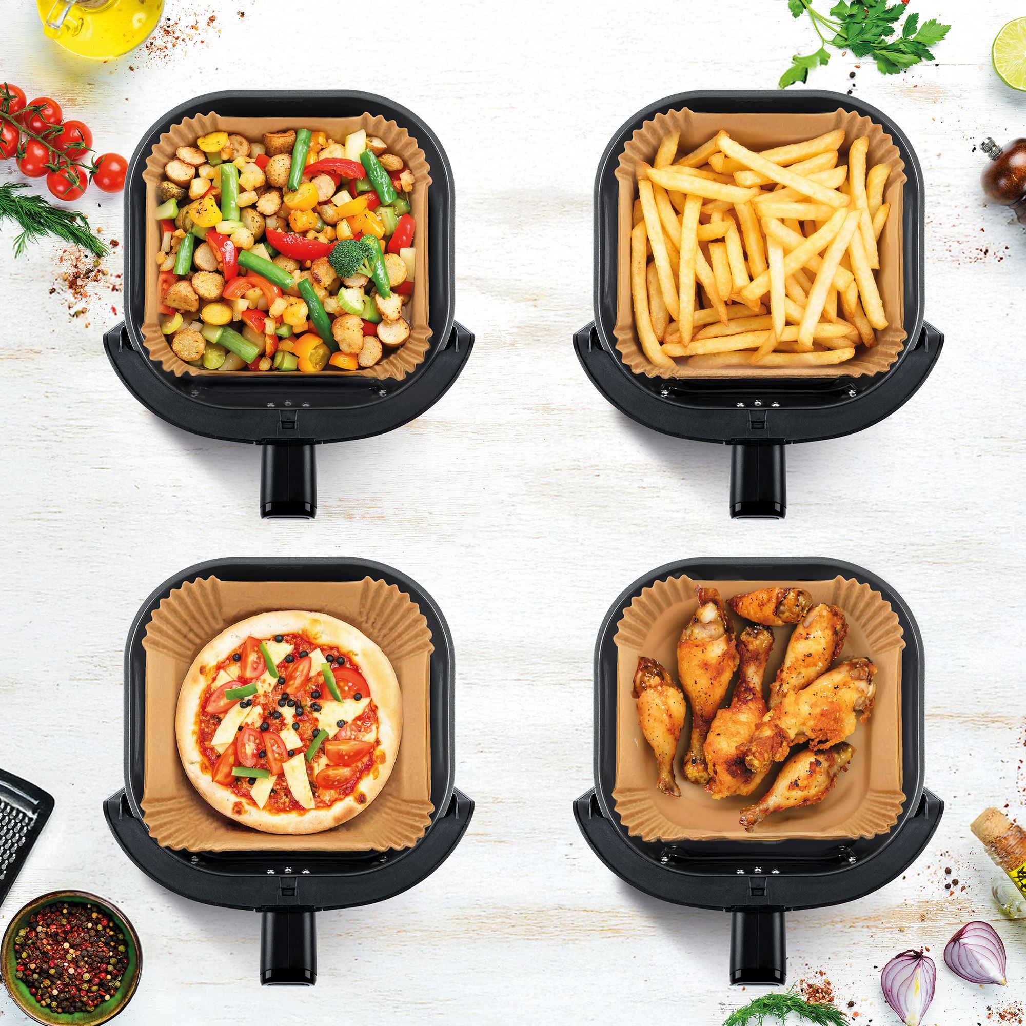 Tesla AirCook Q45 Pro-multifunkční digitální horkovzdušná fritéza