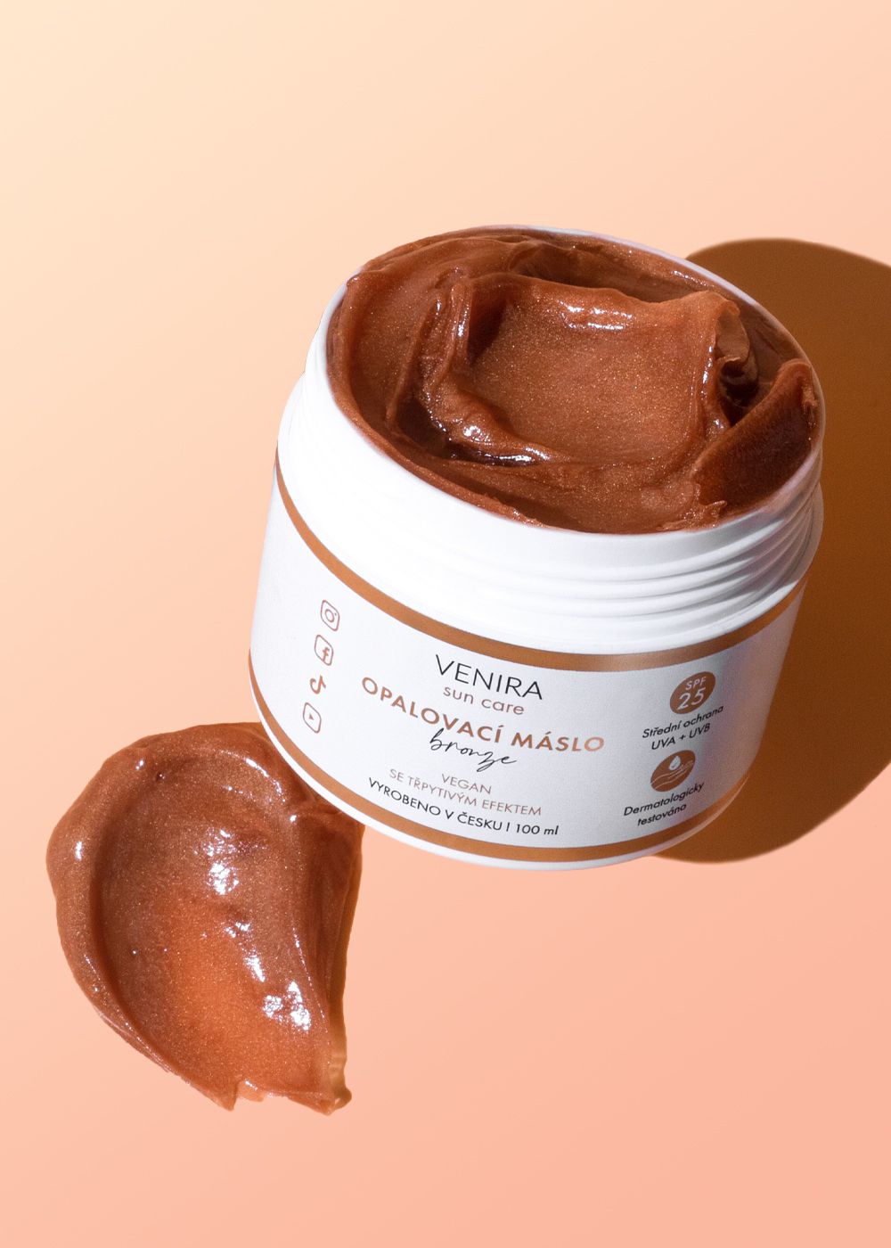 Venira Opalovací máslo "bronze" SPF 25 100 ml