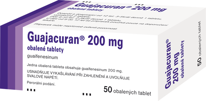 Guajacuran 200 mg 50 tablet