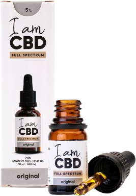I am CBD Full Spectrum CBD konopný olej 5% original 10 ml