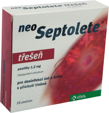 NeoSeptolete Třešeň 18 pastilek