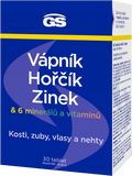GS Vápník, hořčík, zinek 30 tablet