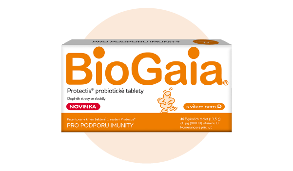 Biogaia, probiotika, Tablety s vitamínem D