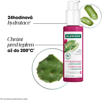 Klorane Hydratační sérum s opuncií a kyselinou hyaluronovou 100 ml