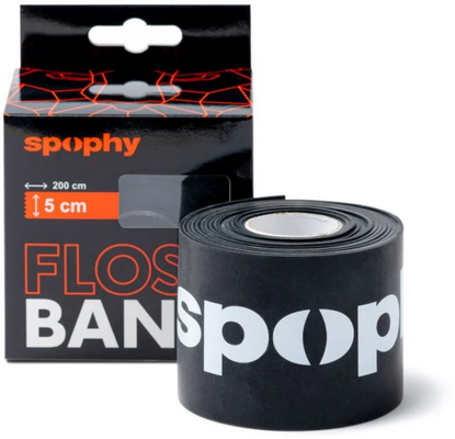 Spophy Flossband Black, flossband černý, 5 cm x 2 m