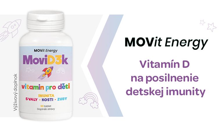 MoviD3k, vitamin D, doplněk stravy pro děti, imunita