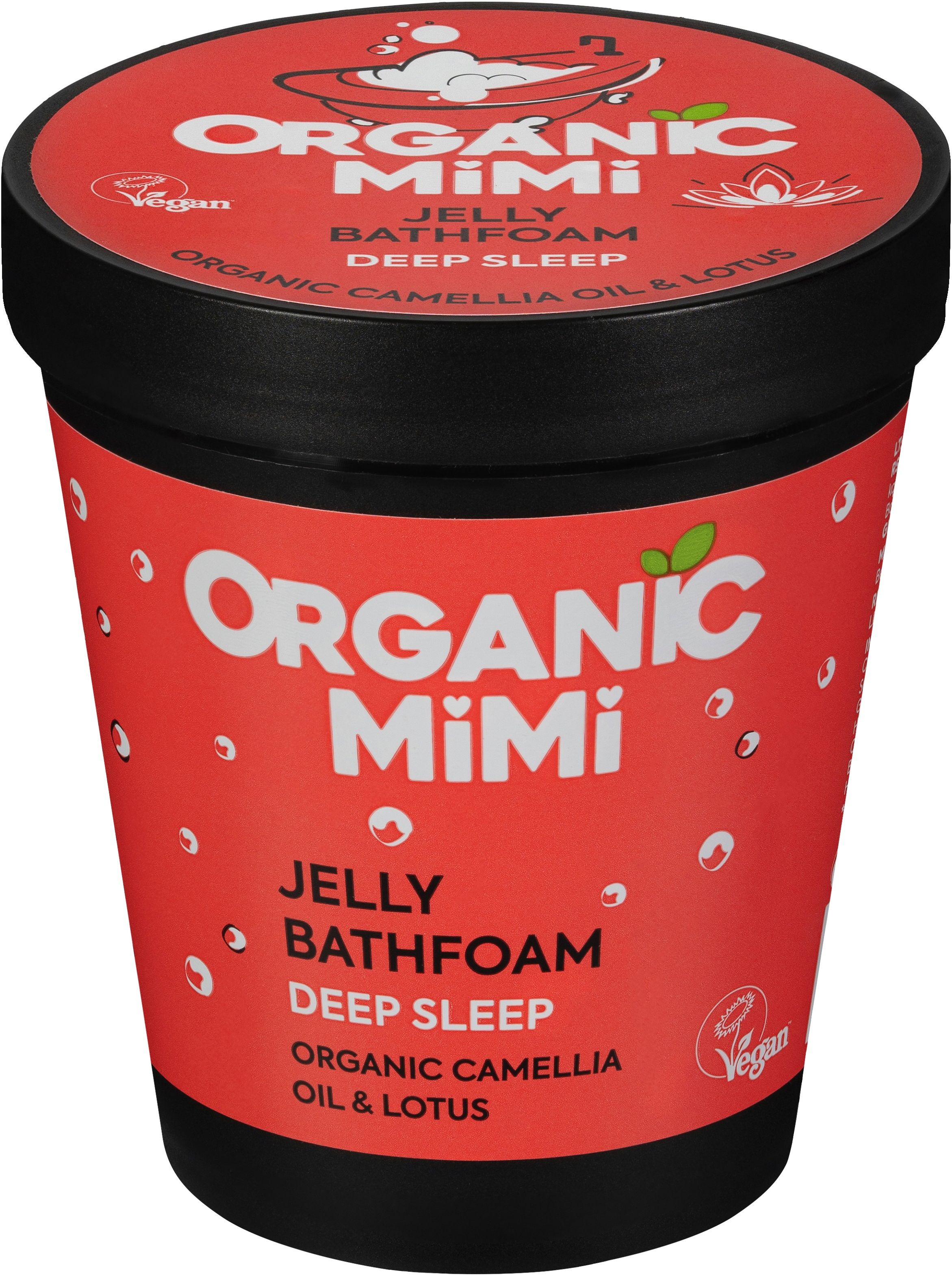Organic Mimi Deep Sleep Camellia & Lotus gelová pěna do koupele 200 ml