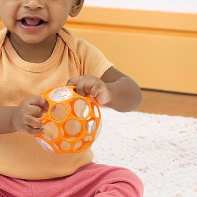 Oball Hračka RATTLE 10 cm orange 0m+
