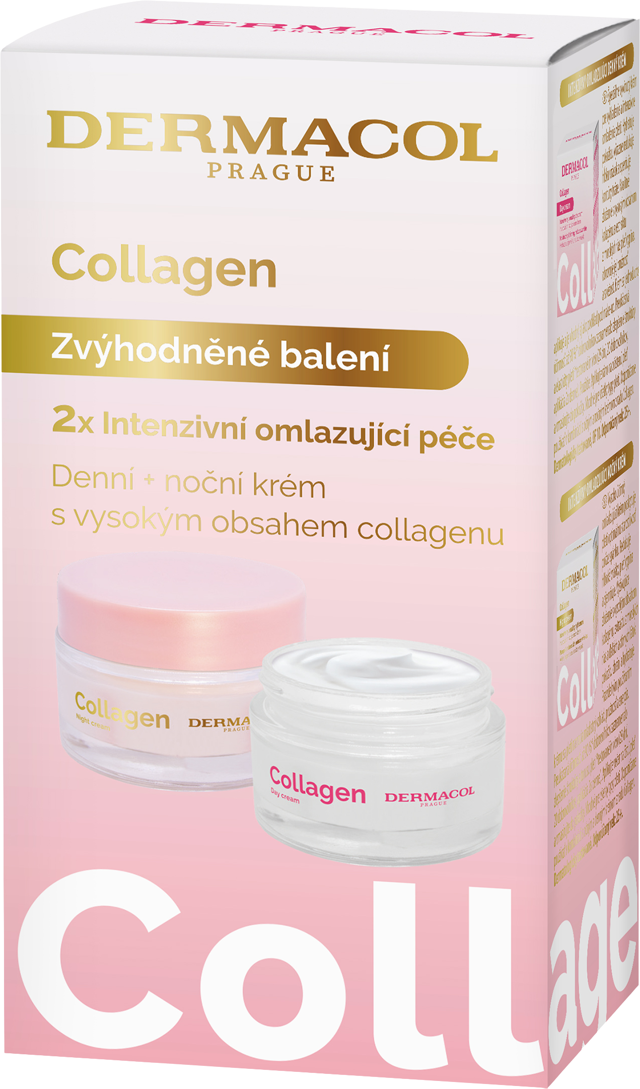Dermacol Collagen Duopack Denní krém 50 ml + noční krém 50 ml
