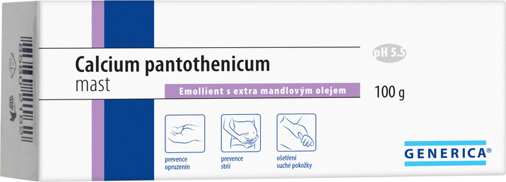 Generica Calcium pantothenicum mast 100 g