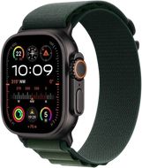 Apple Watch Ultra 2 (2024) 49mm Černý titan s tmavě zeleným alpským tahem M