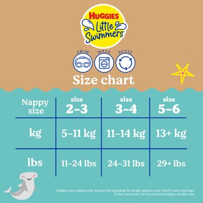 Huggies® HUGGIES® Little Swimmers Nappy 5/6