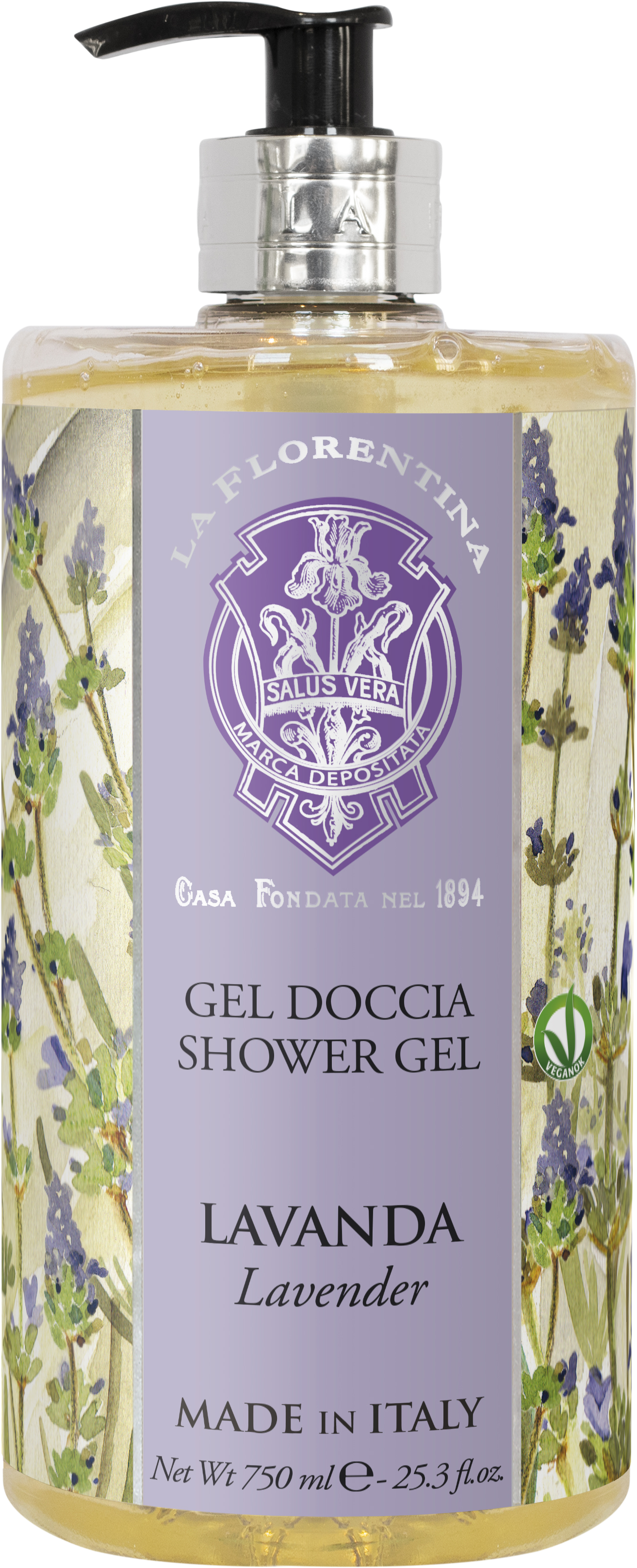 La Florentina Sprchový gel Lavanda 750 ml