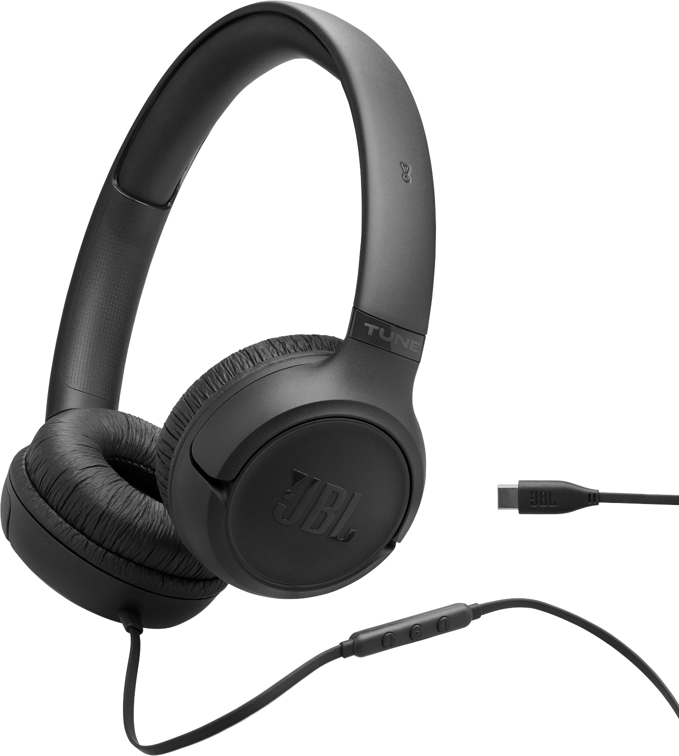 JBL Tune 530C Black, kabelová sluchátka na uši